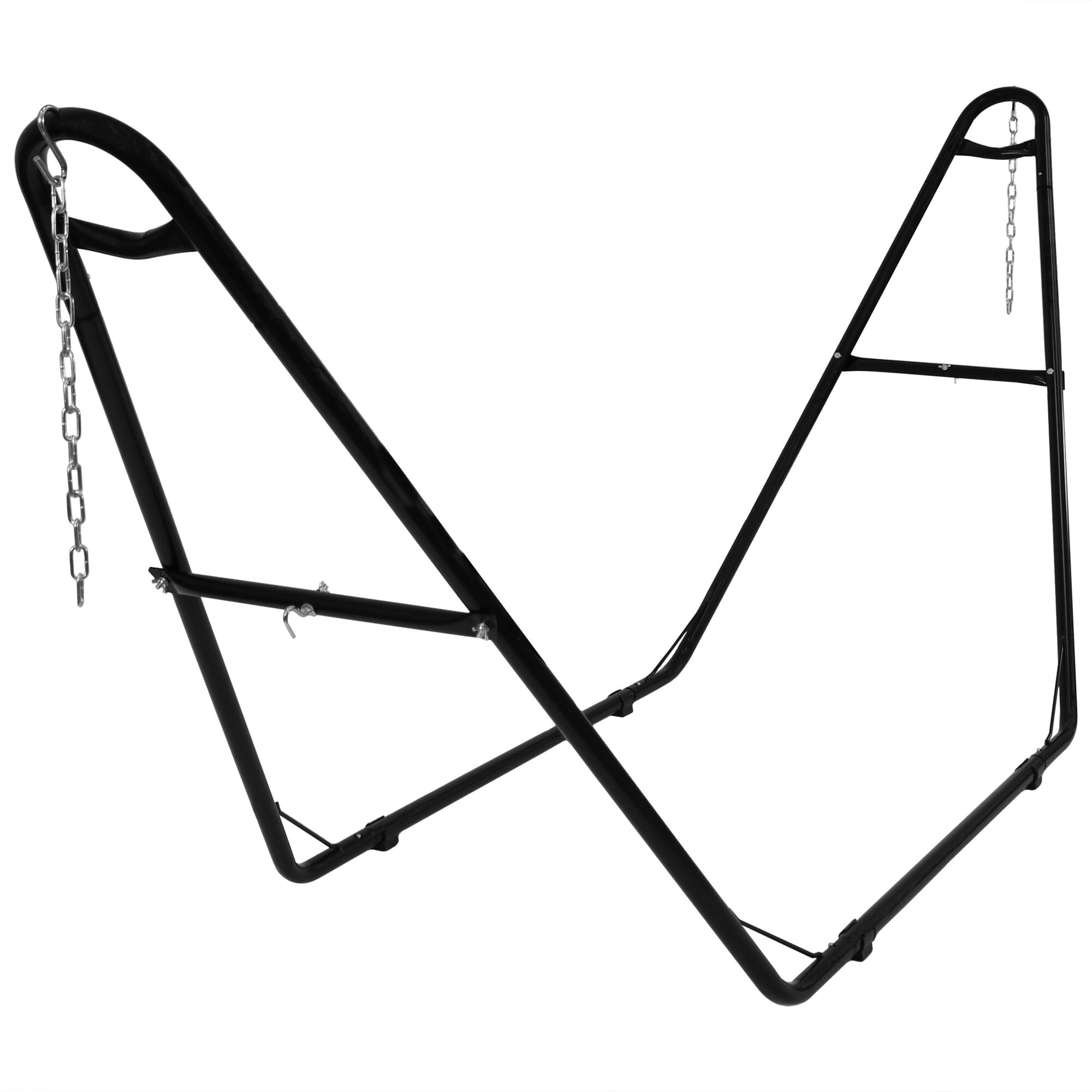 Sunnydaze Decor, Steel Universal Multi-Use Hammock Stand - Black, Color Black, Capacity 550 lb, Material Steel, Model# HH-MHS-Black